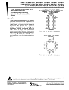 74LS244 Datasheet