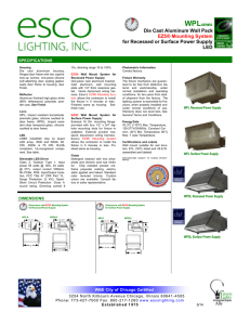 Die Cast Aluminum Wall Pack EZ5® Mounting