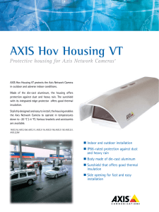 AXIS Hov Housing VT - Axis Communications