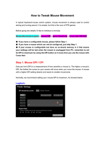 How To Adjust Mouse Move