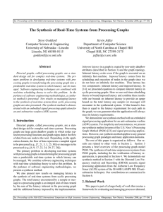 The Synthesis of Real-Time Systems from Processing Graphs