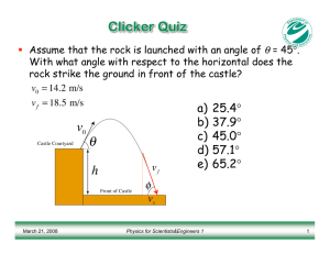 Clicker Quiz Solution