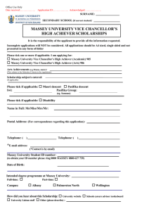 an application form
