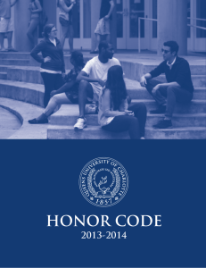 Honor Code 2013-2014 - Queens University of Charlotte