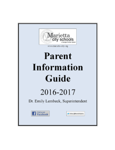 Parent Guide - Marietta City Schools