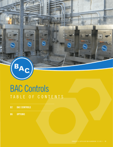 BAC Controls - Baltimore Aircoil Company