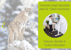 view height adjustable desks