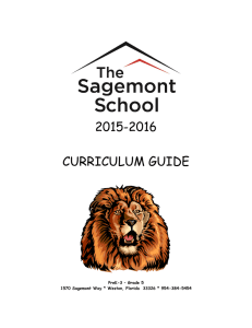 LSC Curriculum Guide - The Sagemont School