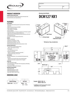 DCM127 NX1 Dimming Control Module