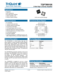 Datasheet - TriQuint