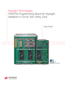 Keysight Technologies FR3070A Programming Board for Keysight
