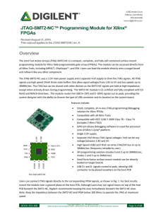JTAG-SMT2-NC™ Programming Module for Xilinx® FPGAs Overview
