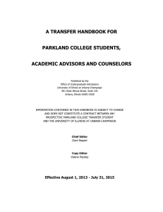 UIUC Transfer Handbook