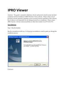 IPRO Viewer - Key Evidence