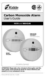 Carbon Monoxide Alarm User`s Guide