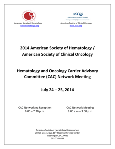 ASH website - The American Society of Hematology
