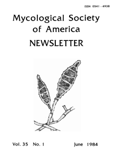 1984 - Mycological Society of America