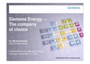 Siemens Energy – The company of choice