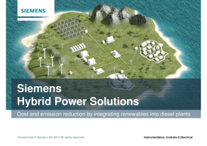 Siemens Hybrid Power Solutions