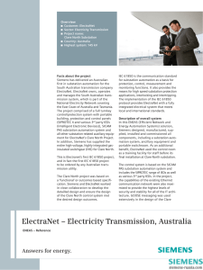 ElectraNet – Electricity Transmission, Australia