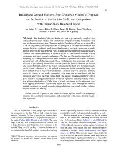 Broadband Ground Motions from Dynamic Models of