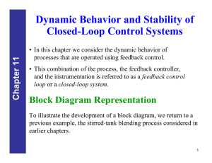 Chapter 11 Dynamic Behavior and Stability of Closed
