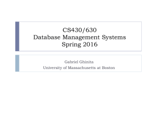 slides - UMass Boston Computer Science