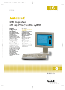 Data Acquisition and Supervisory Control System