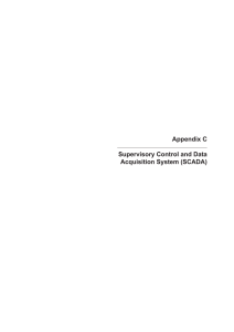 Appendix C Supervisory Control and Data Acquisition System