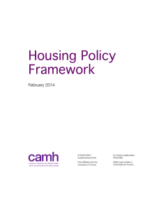 Housing Policy Framework