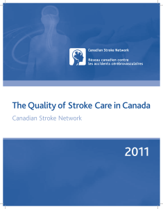 The Quality of Stroke Care in Canada