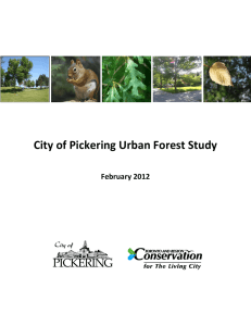 Pickering Urban Forest Study - Final Report