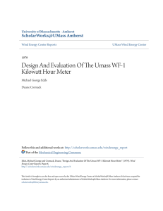 Design And Evaluation Of The Umass WF