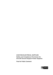 AVIATION ELECTRICAL SUPPLIES Safety and