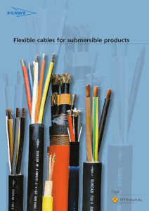 Flexible cables for submersible products
