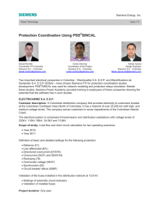 Protection Coordination Using PSS®SINCAL