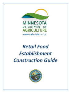 Retail Food Establishment Construction Guide
