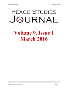 Volume 9, Issue 1 March 2016