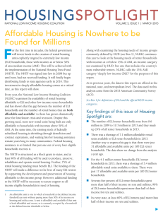 Housing Spotlight: March 2015 Issue