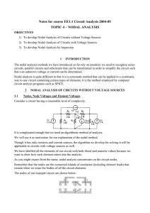 Notes for course EE1.1 Circuit Analysis 2004