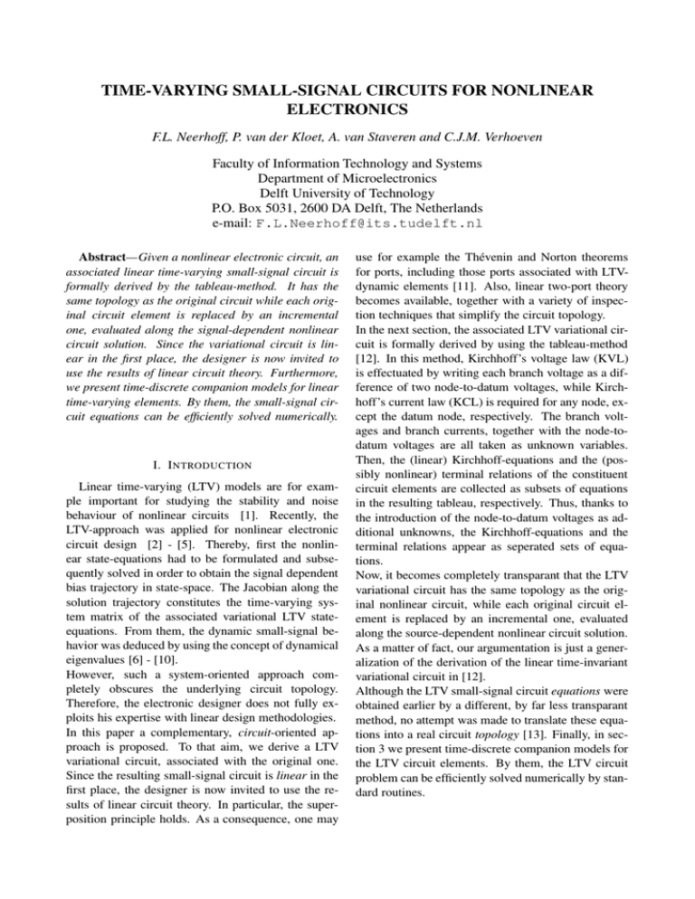 time-varying-small-signal-circuits-for-nonlinear-electronics