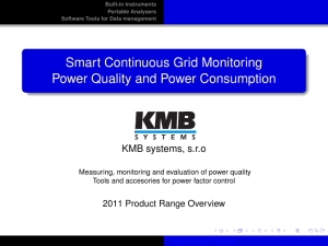 Smart Continuous Grid Monitoring Power Quality and