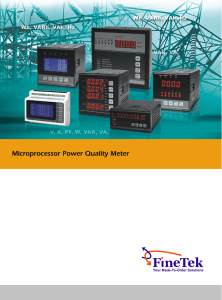 PF_PR Microprocessor Power Quality Meter_B0