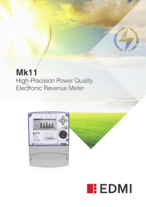 High-Precision Power Quality Electronic Revenue Meter