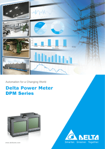 Delta Power Meter DPM Series