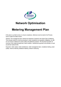 Ergon Energy - 05.04.03 Mmt Plan Metering