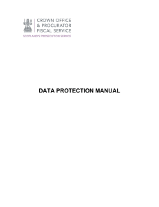 Data Protection Act Guidance Manual