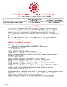 MOUNT PROSPECT FIRE DEPARTMENT