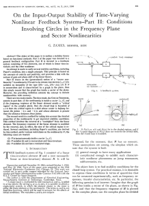 On the Input-Output Stability of Time