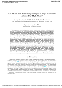 Are Phase and Time-Delay Margins Always Adversely Affected by